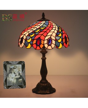 Cross border direct sales Tiffany lighting Tiffany desk lamp, bedside lamp, bedroom, restaurant, bar, coffee shop lamp