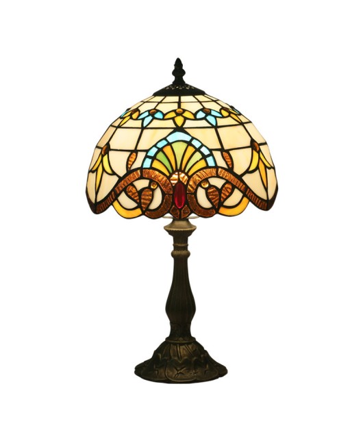 Cross border 10 inch Baroque style European style desk lamp, retro creative bedroom bedside table lamp, bar coffee shop