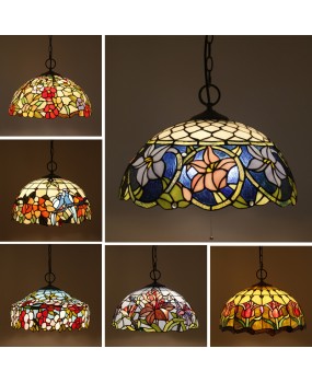 Cross border exclusive 16 inch Ti European style pendant light retro creative bedroom bar grilled fish restaurant bar counter booth Vanni