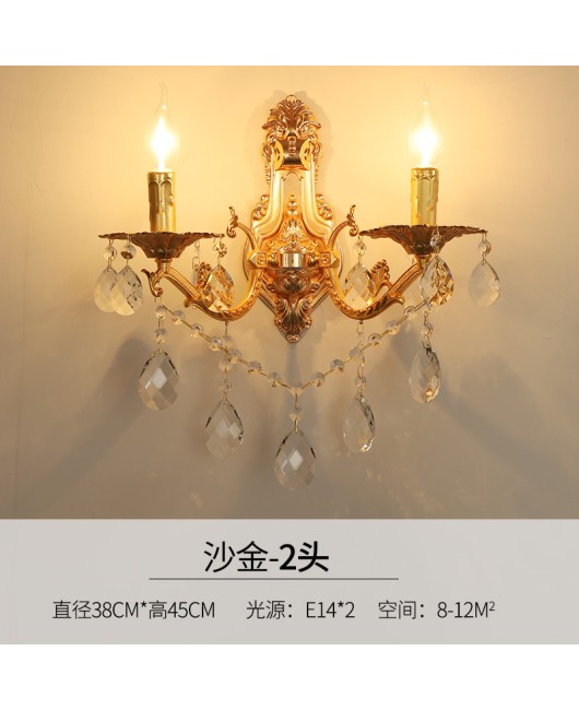 Jianou Creative Wall Lamp Living Room Bedroom Zinc Alloy Wall Lamp Corridor Dining Room Lamp Bedside Table Mirror Decorative Lamp