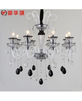 European style living room pendant lights, dining room lights, study rooms, bedrooms, home use crystal lights, luxurious villas, duplex buildings, hotel decoration lights