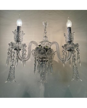 2024 Luxury French Bedroom Bedhead Crystal Wall Light Luxury Villa Living Room Dining Room Decorative Wall Light