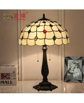 Cross border export of 16 inch Ti desk lamp, bedroom bedside lamp, European and American Republic of China old Shanghai retro creative decorative desk lamp