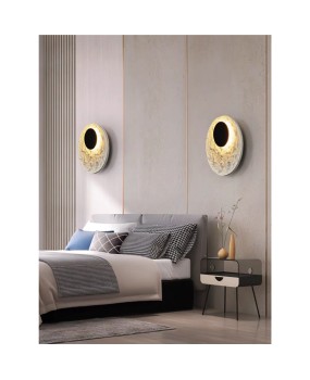 Bedroom bedside wall lamp, Nordic designer's creative personality, staircase corridor lamp, home background wall lamp