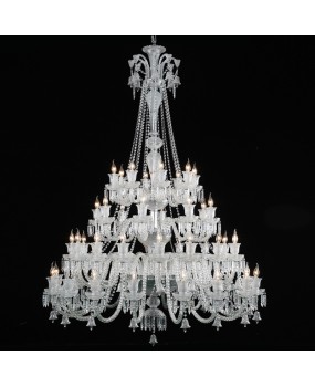 European style villa living room lamp, duplex crystal lamp, hotel lobby crystal chandelier, grand club staircase chandelier