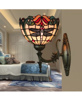 Foreign trade export cross-border Ti European retro creative dragonfly wall lamp living room bedroom study dining room staircase lamp