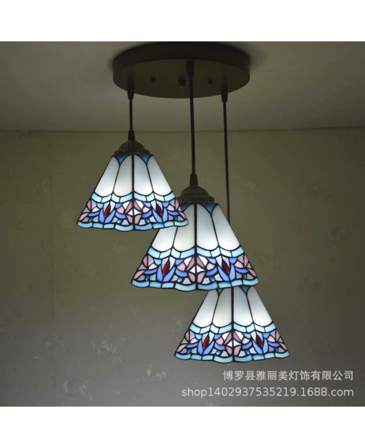 Baohua Tiffany Lighting, Living Room, Bedroom, Study, Corridor, Glass Pendant, Warm Caf é Bar, Desk Lamp, One Piece Delivery