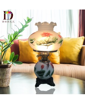 Wholesale of decorative desk lamps, Chinese lotus decorative desk lamps, one piece dropshipping, Chinese lotus creative desk lamps, special price, free shipping