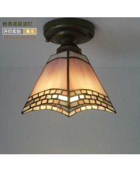 Mediterranean lights Tiffany entrance lights hallway lights foyer lights countryside bedroom balcony ceiling lights LED