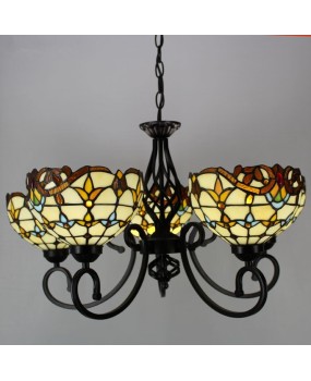 Supply Tiffany wrought iron European living room lights wholesale Baroque creative retro coffee shop bar lighting special offer