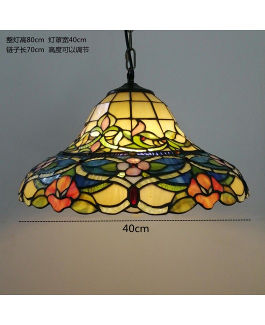 Manufacturer Foreign Trade Tiffany Lighting Living Room Hotel Bedroom Bedlight Retro European Bedroom Desk Lamp