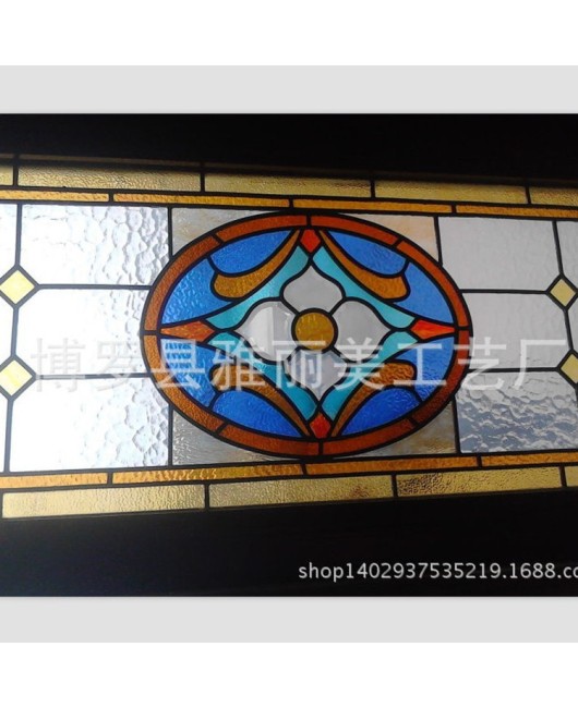 Colorful Church Glass Background Wall Dome Ceiling Art Glass KTV Villa Hotel Clubhouse Decorative Glass