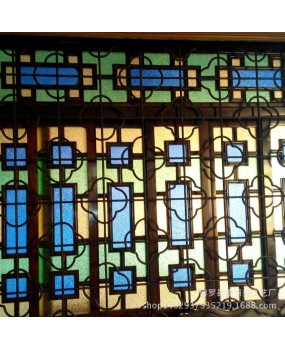 Manufacturer produces Tiffany screens, art glass pavilions, villas, hotels, clubs, decorative glass screens, customized