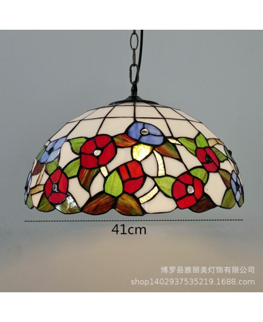 Manufacturer Foreign Trade Tiffany Lighting Living Room Hotel Bedroom Bedlight Retro European Bedroom Desk Lamp