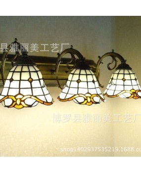 Wholesale wall lamps Tiffany glass retro simple European style lighting, hotel corridors, bedrooms, balconies, mirrors, headlights, special price