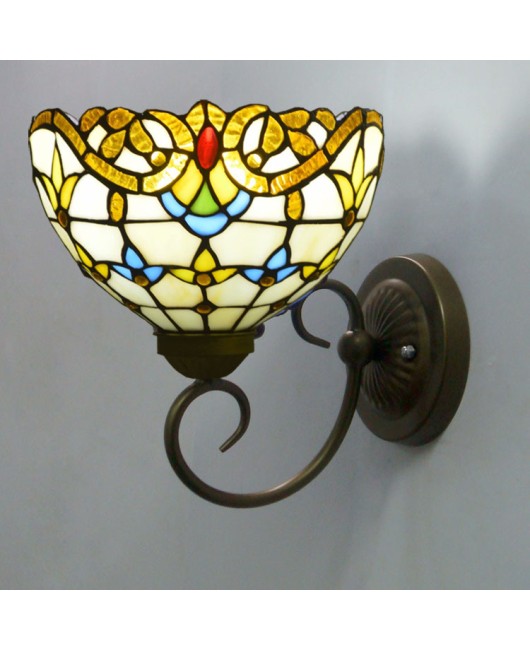 Tiffany European Wall Light Mirror Front Light Bedroom Bedhead Balcony Study Wall Light Creative Fashion Lighting Manufacturer Wholesale