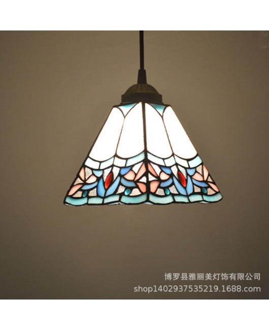 Baohua Tiffany Lighting, Living Room, Bedroom, Study, Corridor, Glass Pendant, Warm Caf é Bar, Desk Lamp, One Piece Delivery