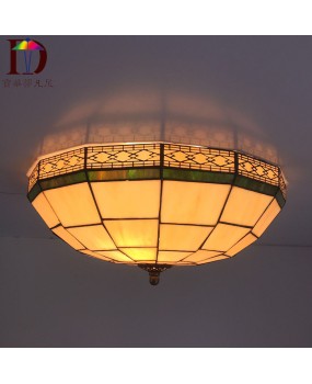 Wholesale of retro and simple LED living room ceiling lights, dropshipping Tiffany corridor balcony bedroom lights