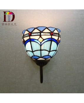 Foreign trade lighting wholesale Tiffany indoor living room bedroom corridor corridor Mediterranean style wall lamp hotel wall