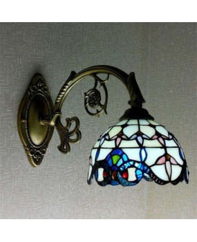 Tiffany European Wall Light Mirror Front Light Colored Glass Art Wall Light Baroque Lighting New Wholesale