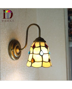 Foreign trade lighting wholesale Tiffany European retro hotel lobby living room corridor indoor bedroom bedside wall lamp