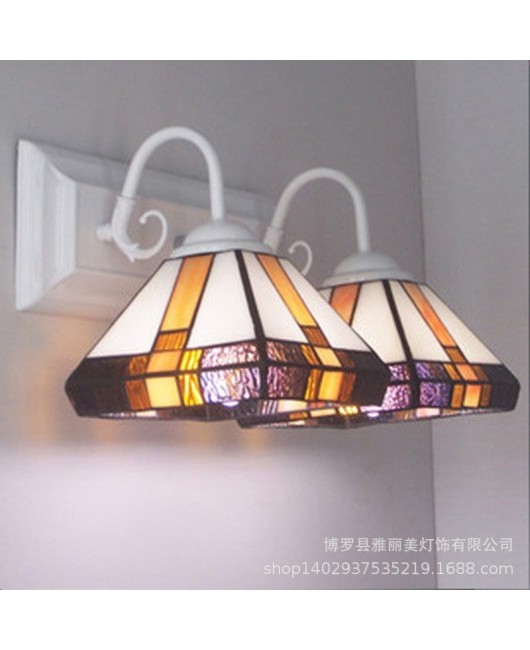 Special Offer Tiffany Wall Light Bed Light Simple Double Headed Wall Light/Mirror Front Light/Modern Color European Wall Light