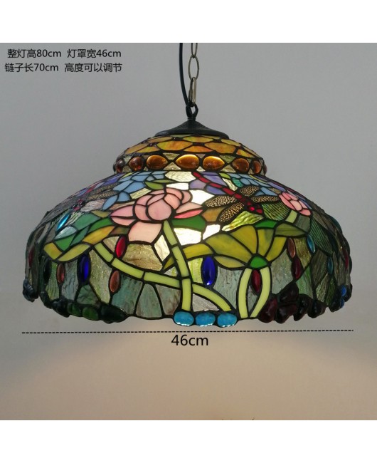 Manufacturer Foreign Trade Tiffany Lighting Living Room Hotel Bedroom Bedlight Retro European Bedroom Desk Lamp