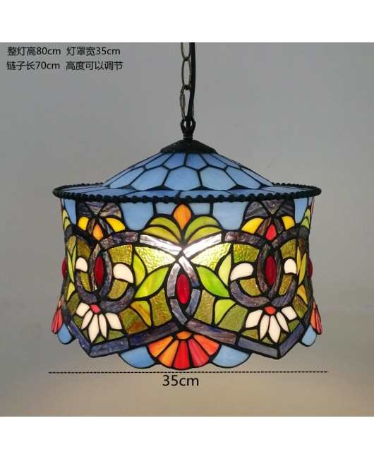 Manufacturer Foreign Trade Tiffany Lighting Living Room Hotel Bedroom Bedlight Retro European Bedroom Desk Lamp