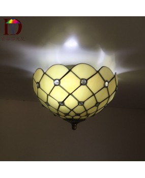 One piece Tiffany colored glass foreign trade engineering lighting supply hotel non-standard engineering lighting free shipping