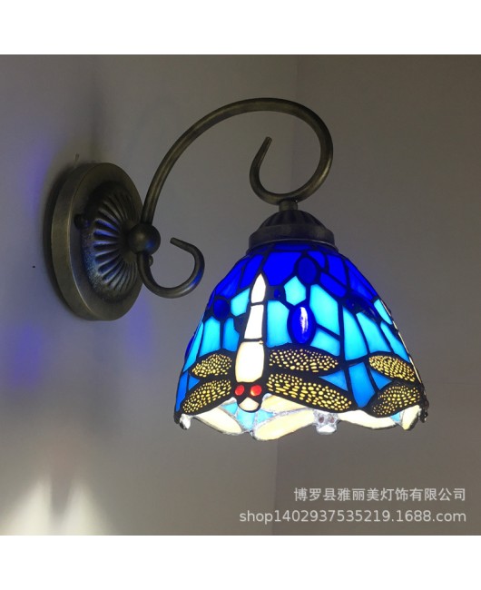 Lighting fixtures, LED Tiffany mirror headlights, bathroom bedside lights, wall lights, dragonfly aisle wall lights, Yang desk lamps, wholesale