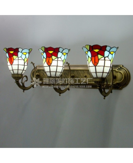 Special offer for dropshipping sunflowers, rural glass wall lamps, bedrooms, hotels, bathrooms, mirror headlights, manufacturer wholesale