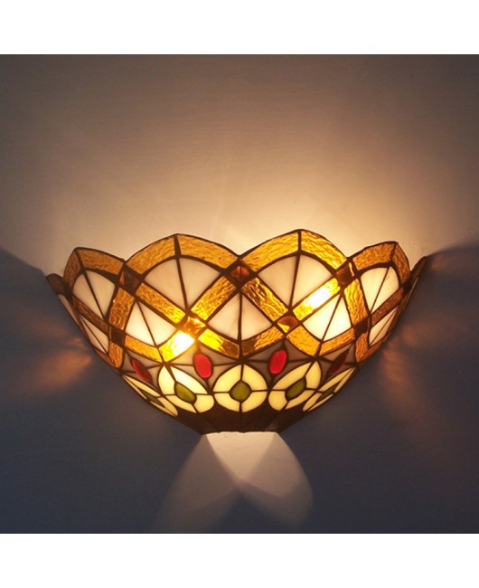 European wall lamp background wall lamp taste color creativity special price wall lamp handmade soldering art glass lamp