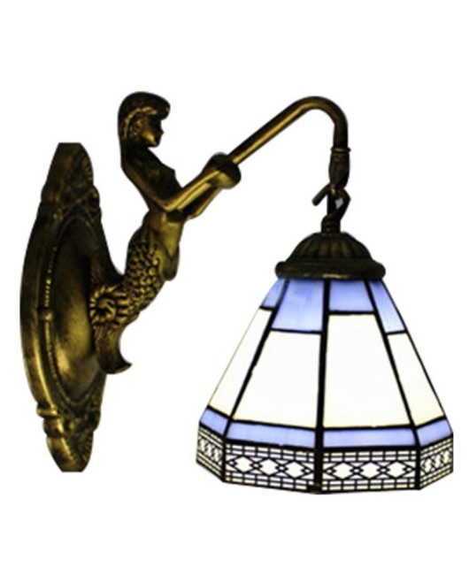 Home Tiffany Lighting Spanish style wall lamp mirror headlights Mediterranean minimalist aisle wall lights