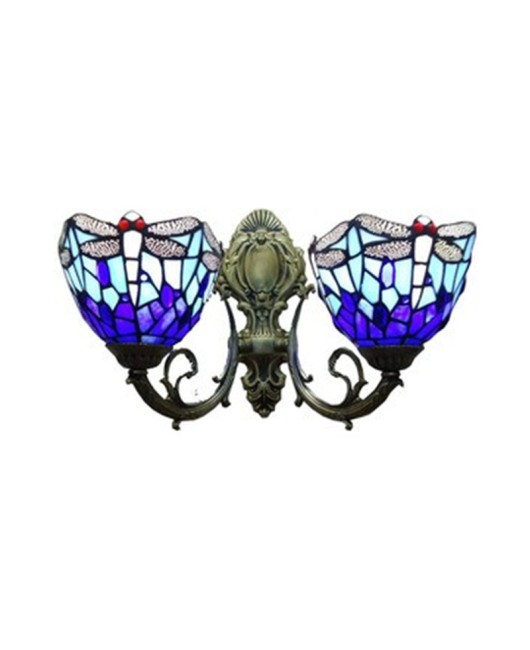 60cm Tiffany wall lamp dragonfly countryside style children's room hotel bathroom mirror headlight manufacturer wholesale