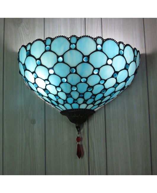 European wall lamp background wall lamp taste color creativity special price wall lamp handmade soldering art glass lamp