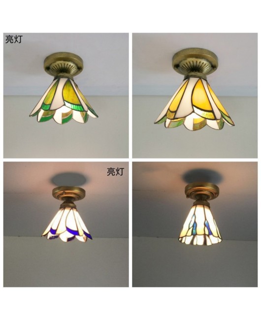 Baohua Tiffany European Family Room Ceiling Light New Product Promotion Hotel Non standard Engineering Light Wholesale