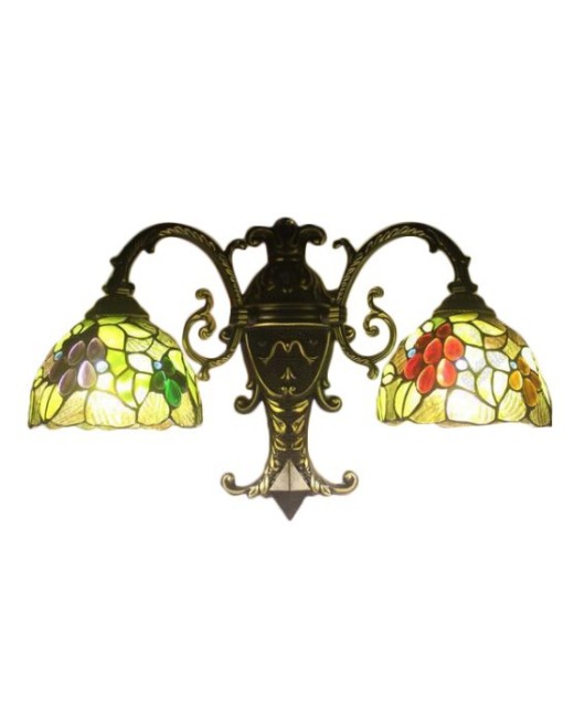 Manufacturer wholesale natural agate stone wall lamp Tiffany retro living room bar villa classical wall lamp special price