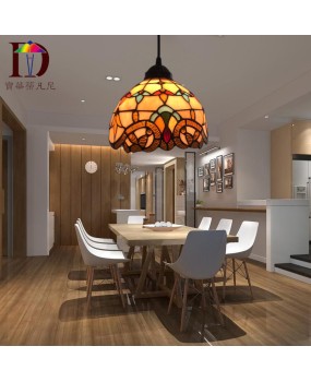 Direct sales of Baroque European style dining pendant lights, wholesale of Tiffany hotel LED engineering, wrought iron foreign trade lighting fixtures