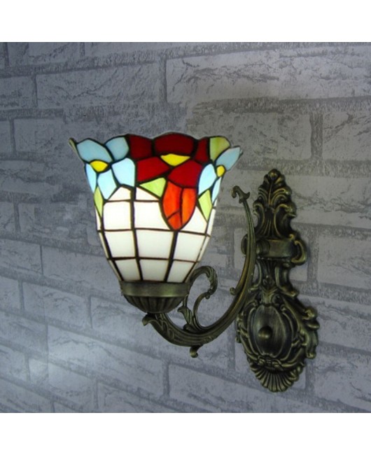 Special offer for dropshipping sunflowers, rural glass wall lamps, bedrooms, hotels, bathrooms, mirror headlights, manufacturer wholesale