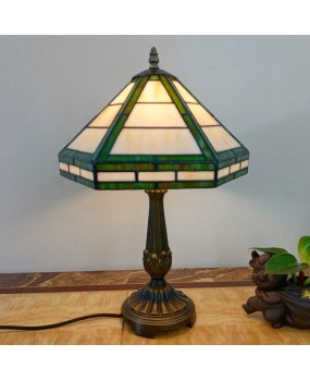 European and American style vintage colored glass bedroom bedside lamp, American countryside bar lamp, coffee shop lighting