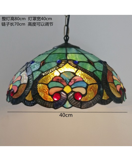 Baohua Tiffany Blue Mediterranean Non standard Engineering Pendant One piece dropshipping, simple and creative art lighting fixtures