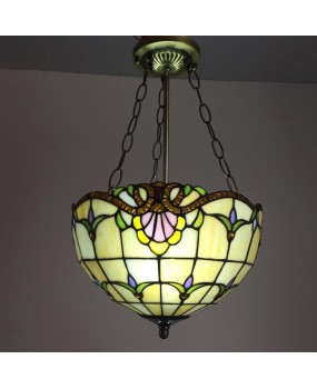 Wholesale Tiffany Lighting Glass European style Pendant Light for Living Room, Bedroom, Dining Room, Corridor, Balcony, Cloak Room, Baroque Light