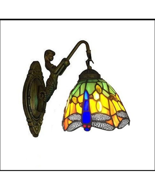 Lighting fixtures, LED Tiffany mirror headlights, bathroom bedside lights, wall lights, dragonfly aisle wall lights, Yang desk lamps, wholesale