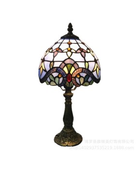 Tiffany Bohemian Student Eye Protection Desk Lamp Bedroom Bedhead Study Light Fixture