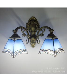 Lighting Factory Tiffany L Blue European Bedroom Hotel Room Mirror Front Corridor Wall Light Wholesale European Bedlight