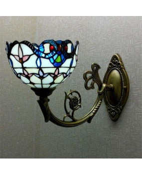 Tiffany European Wall Light Mirror Front Light Colored Glass Art Wall Light Baroque Lighting New Wholesale