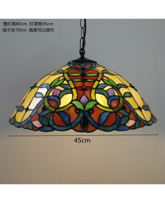 Manufacturer Foreign Trade Tiffany Lighting Living Room Hotel Bedroom Bedlight Retro European Bedroom Desk Lamp