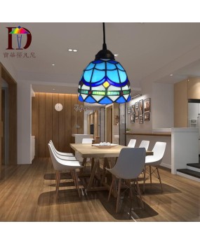 Wholesale of Tiffany colored glass decorative pendant lights, dropshipping of non-standard project lights for hotels and clubs