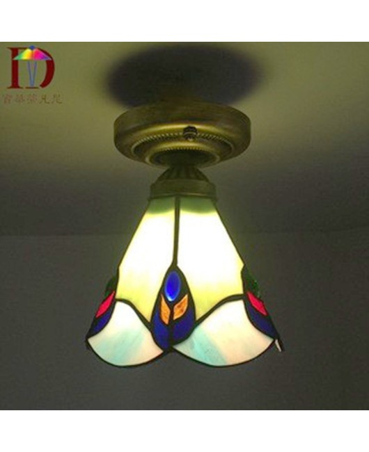 Baohua Tiffany European Family Room Ceiling Light New Product Promotion Hotel Non standard Engineering Light Wholesale