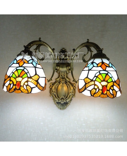 Manufacturer wholesale special promotion Baroque European style double head wall lamp living room bedroom bathroom bathroom mirror headlight